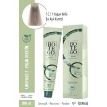 Botego Milano Organica Krem Boya 10.11 Yoğun Küllü En Açık Kumral 100 Ml