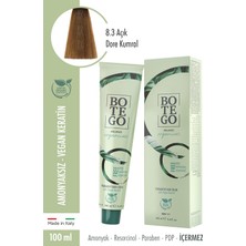 Botego Milano Organica Krem Boya 8.3 Açık Dore Kumral 100 Ml