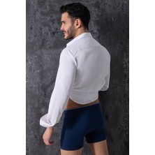 Elit Zümrüt Erkek Pamuklu Düz Likralı Boxer 3'lü Adet