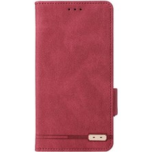 BDT Boutique Realme C21Y/C25Y Deri Folio Flip Case Koruyucu Kapak Kartı Için Kılıf (Yurt Dışından)