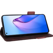 BDT Boutique Realme C21Y/C25Y Deri Folio Flip Case Koruyucu Kapak Kartı Için Kılıf (Yurt Dışından)