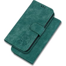 BDT Boutique Tecno Pop 7 Pro Flip Folio Kabartmalı Sevimli Kaplan Kartı Cep Cüzdan Için Kılıf (Yurt Dışından)