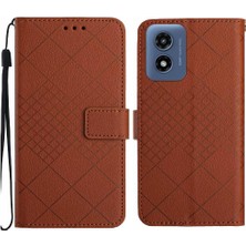 BDT Boutique Motorola Moto G Oynamak Için Flip Case El Kayışı ile 5g 2024 Kart Yuvası Standı (Yurt Dışından)