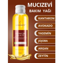 Luminate Mucizevi Bakım Yağı Saç ve Vücut Bakım Nemlendirici ve Onarıcı Leke Karşıtı Sarı Kantaron Yasemin Argan Zeytin Avokado Yağı 100 ml