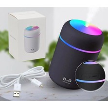 Blue İnter Qasul Gri LED Hava Nemlendirici Işıklı Oda Hava Nemlendirici Buhar Makinesi Ledli