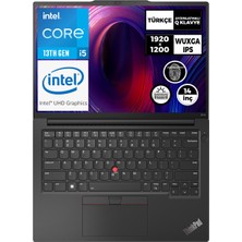 Lenovo Thinkpad E14 Gen 5 Intel Core I5-1335U 24GB 1tb SSD 14" Wuxga Freedos Taşınabilir Bilgisayar 21JLS20MTX 005