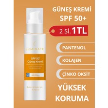 Luminate Güneş Kremi Spf 50+ Yüz ve Vücut Kremi Pantenol Suncare Yoğun Nemlenderici Yüksek Korumalı