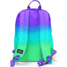 Coral High Mor Lila Renk Geçişli Dört Bölmeli Okul Sırt Çantası 23637
