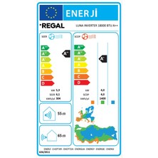 Regal Luna A++ 18000 BTU Inverter Duvar Tipi Klima