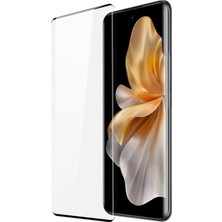 Microcase Vivo V30 5G 3D Curved Tam Kaplayan Kavisli Tempered Cam Ekran Koruyucu