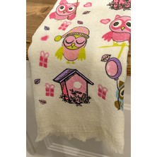 Cnr Garden 5'li Saçaklı Pamuklu 40x60 cm Pamuk Baskılı Havlu Seti El Yüz Mutfak Havlusu Yumuşak Desenli Su Emici Set