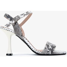 Valmenti Giulio Kadın Naturel Yılan Deri Sandalet 33 0532 Bn Sndlt Y24