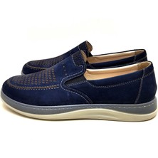 Nuh Ekici Yazlık Erkek Ayakkabı Soft Anatomik Poli Taban  Deri Ayakkabı