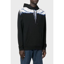 Marcelo Burlon Pamuklu Kapüşonlu Erkek Sweat CMBB007C99FLE0011001