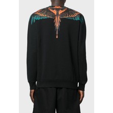 Marcelo Burlon Pamuklu Bisiklet Yaka Erkek Sweat CMBA009F22FLE0011020