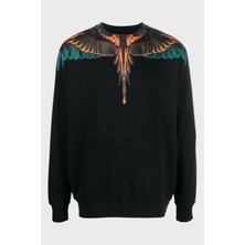 Marcelo Burlon Pamuklu Bisiklet Yaka Erkek Sweat CMBA009F22FLE0011020