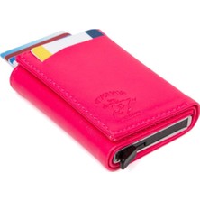 Newish Polo Kadın Mekanizmalı Kartlık ve Cüzdan newpolo145 - Pembe 