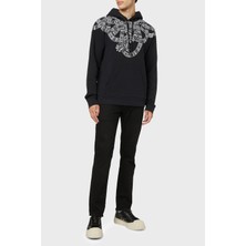 Marcelo Burlon Pamuklu Kapüşonlu Erkek Sweat CMBB007F22FLE0041001