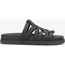 Valmenti Dimsa Kadın Siyah Hakiki Deri Terlik 985 24-6411 Bn Trlk Y24