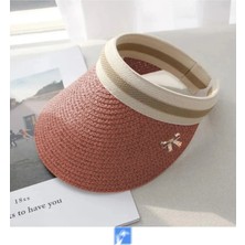 Kardelen Butik Denizli Anti-Uv Hasır Güneş Şapka 57-58 cm