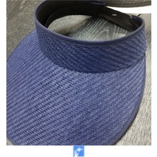 Kardelen Butik Denizli Anti-Uv Hasır Güneş Şapka 57-58 cm Arkadan Lastikli