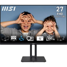 MSI 27" PRO MP275P 1920x1080 (FHD) 16:9 FLAT IPS 100HZ 1MS ADAPTIVE-SYNC MONITOR