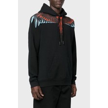 Marcelo Burlon Pamuklu Kapüşonlu Erkek Sweat CMBB007F22FLE0011020