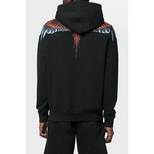 Marcelo Burlon Pamuklu Kapüşonlu Erkek Sweat CMBB007F22FLE0011020