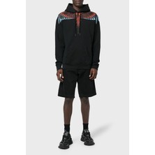 Marcelo Burlon Pamuklu Kapüşonlu Erkek Sweat CMBB007F22FLE0011020