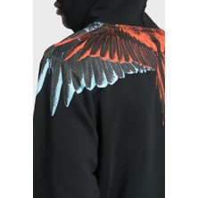 Marcelo Burlon Pamuklu Kapüşonlu Erkek Sweat CMBB007F22FLE0011020