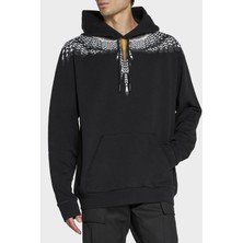 Marcelo Burlon Pamuklu Kapüşonlu Erkek Sweat CMBB007F22FLE0021007