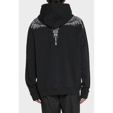 Marcelo Burlon Pamuklu Kapüşonlu Erkek Sweat CMBB007F22FLE0021007