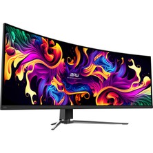 MSI 49" MPG 491CQP QD-OLED 5120x1440 (DQHD) 32:9 CURVE 1800R QD-OLED 144HZ 0.03MS ADAPTIVE-SYNC GAMING MONITOR