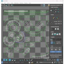 Serdar Hakan Akademi Autodesk 3DS Max 2025 UVW Map ve Unwrap UVW Map Eğitim Seti