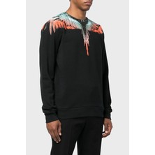 Marcelo Burlon Pamuklu Bisiklet Yaka Erkek Sweat CMBA009S23FLE0011020