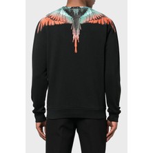 Marcelo Burlon Pamuklu Bisiklet Yaka Erkek Sweat CMBA009S23FLE0011020