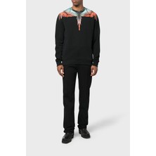 Marcelo Burlon Pamuklu Bisiklet Yaka Erkek Sweat CMBA009S23FLE0011020