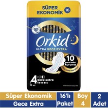 Orkid Ultra Gece Extra Ped 16x2 32 Adet