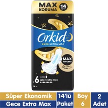 Orkid Ultra Gece Extra Max Ped 14x2 28 Adet