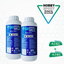 Ezomax Deniz Dalgası Efekti Için Şeffaf Epoksi Reçine 1kg