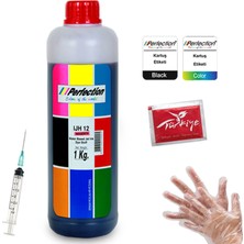 Perfection  Epson Ecotank Serisi Yazıcılar Uyumlu Tank Dolum Mürekkebi Magenta 1 Kg.