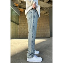 No362 A104-8 Yıkamalı Baggy Indigo