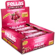 Fellas Vitamin & Meyve Bar - Turna Yemişi ve Kabak Çekirdeği 35 gr x 12 Adet