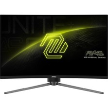 MSI 27" MAG 27CQ6PF 2560x1440 (WQHD) 16:9 CURVE 1500R RAPID VA 180HZ 0.5MS FREESYNC GAMING MONITOR