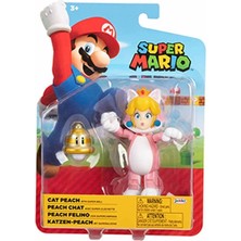 Giochi Ntd Super Mario Figür 6 cm W28 UPM03000 - Cat Peach