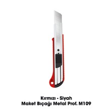 Eratool Maket Bıçağı Metal Kırmızı Profesyonel 18*100*0,50MM M109-05 ERA59011 Eratool