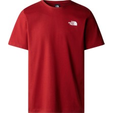 The North Face Redbox Erkek Kırmızı Yuvarlak Yaka Tişört