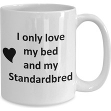 Bexdore Komik Standardbred Lover Kupa - Horse Pet - Love My Standardbred Coffee Cup-Ingilizce Kupa Bardak
