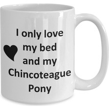 Bexdore Chincoteague Pony Lover Kupa - Pony Horse Pet - Love My Chincoteague Pony C- Ingilizce Kupa Bardak
