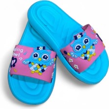 Cihan Shoes Gezer Kız Çocuk Plaj Havuz Banyo Günlük Terlik Mor Renk
